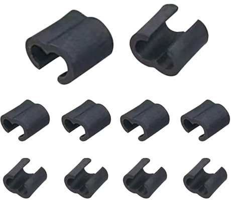 Fahrrad Kabelverschluss,10er-Set Schaltzughalterung Mit Fixierfunktion - Hüllenmanagement-Schnalle, Optimieren Sie Ihr Outdoor-Radfahrerlebnis mit diesem Cycle Cable Clasp, entwickelt zur einfachen Ve