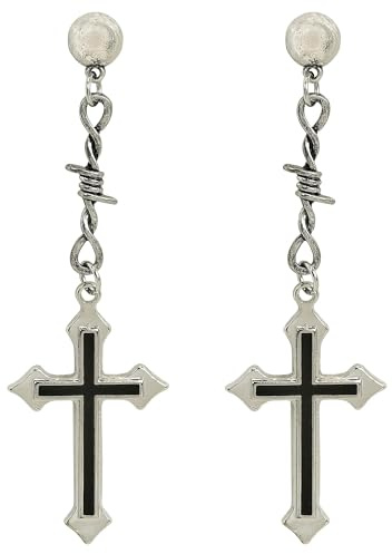 W WIDMANN MILANO Party Fashion - Gothic Ohrringe für Damen | Auffälliger Ohrschmuck für Halloween, Karneval, Horror Kostüm, Mottoparty, Festival, Cosplay
