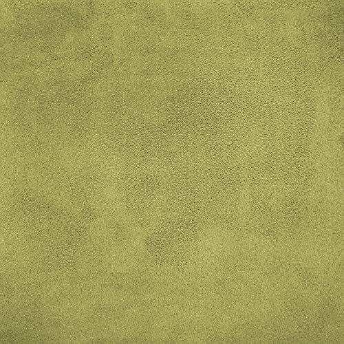 Luxus Alcantara Wildleder Stoff 225g Olivgrün - Grün, 1metre 150cm x 100cm