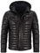 Smart Range Leather Co Ltd. Herren Echtleder Jacke Puffer 100% Lammfell komplett gesteppt Design 2006 (M for Chest 40)
