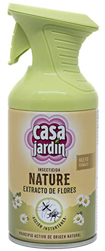 CASA JARDIN | Insecticida Aerosol con Extracto de Flores | Principio Activo de Origen Natural | Acción Instantánea | Hogar Libre de Insectos | 250 ml