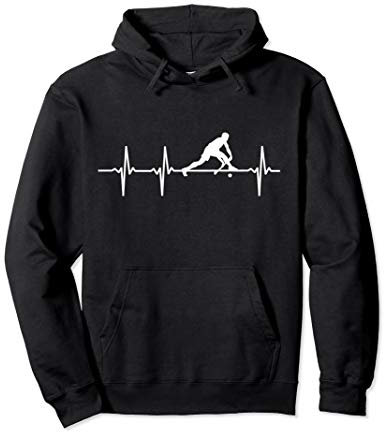 Hockey Heartbeat Feldhockey Pullover Hoodie