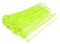 sourcing map Cable Zip Ties 100mmx2.5mm Self-Locking Nylon Tie Wraps Fluorescent Green 300pcs