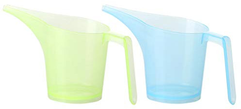 2pcs Measuring Cup Cups Candy Cooking Cup Measuring Funnel Pitcher Mixing Pouring Cup Kitchen Measure Cup Kitchen Pitcher Plastic Measuring Jugs Measure Cup with Scale Random Color