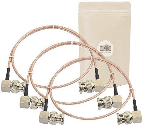 3 x Kabel 3G SDI 50 cm Winkel 90 Grad 90 Grad RG179 unterstützt HD-SDI 3G SDI 4K 8K 75 Ohm.