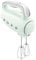Smeg HMF01PGUK Hand Mixer with Turbo Function, 3 Attachments, LED Display, Retro 50's Style, 250W, Pastel Green