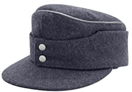 Militaryharbor Luftwaffe Officer Blue Grey Wool M43 Field cap-M (58-59)