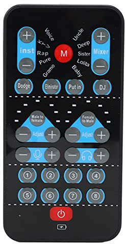Cambiador de Voz, Cambiador de Voz Portátil Mini Portátil 8 Efectos de Sonido Cambiador de Tarjeta de Sonido Compatible con Embellecimiento de Varios Idiomas, 8 Efectos de Sonido, Adecuado para Teléfo