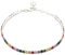 Aka Gioielli® - Bracciale Tennis Multicolor in Argento 925 con Zirconi Colorati per Donna, lunghezza regolabile