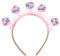 ifundom Lollipop-Stirnband, Süßigkeiten-Stirnband, Regenbogen-Bopper, Haarreifen, Weihnachten, lustiges Haarband, Blumenmädchen, Prinzessin, Diana, Diana, Partyzubehör
