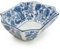 Home Deco London Sumatra Blue & White Large Ceramic Home Collection (Rectangular Bowl 7”)