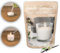 Kerzensand Kerzengranulat/Wachsgranulat im Beutel inkl. 4 Dochte - 400 g - mit Duft oder ohne Duft - universal einsetzbar - Gläser recyceln (Bourbon Vanilla)