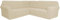 KFDZSW Ecksofa überzug, Sofabezug L Form 3-teilig Stretch Anti-rutsch Waschbar Sofa Überzug, Relaxsessel Ecksofahusse Für Sektionalsofa Möbelschutz (Beige,7-Sitzer)