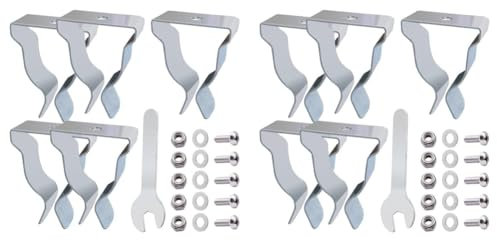LYEAA Kit de 5 piezas de accesorios para cubierta de pozo de ventana de sótano con cubierta de salida, clips de resorte para cubierta de ventana