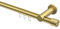 Interdeco Messing Optik Innenlauf Gardinenstange 20 mm Ø Platon Santo, 200 cm