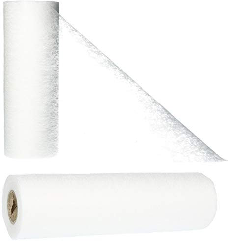 AmaCasa Tischläufer Weiß (15 cm x 20 m) – Hochwertiges Vliesband für stilvolle Tischdekoration bei Hochzeiten, Geburtstagen & besonderen Anlässen