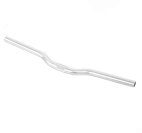Fahrradlenker, Fixed Gear Bike Bar Aluminiumlegierung 25,4mm * 520mm Fahrradlenker Ersatz für Rennrad, Fixed Gear Bike(Silber)