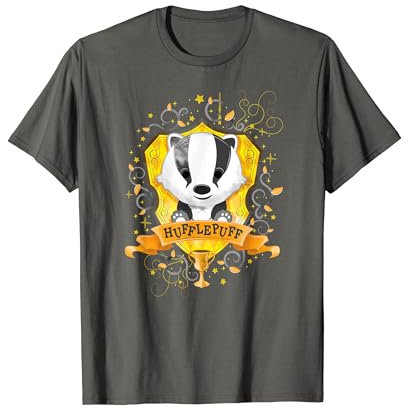 Harry Potter Watercolor Hufflepuff Crest T-Shirt