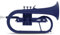 Classic Cantabile MardiBrass ABS Kunststoff Flügelhorn - Perinet-Ventile - 600g leicht - Bohrung: 11,5 mm - inkl. Mundstück und Gigbag - matt-blau
