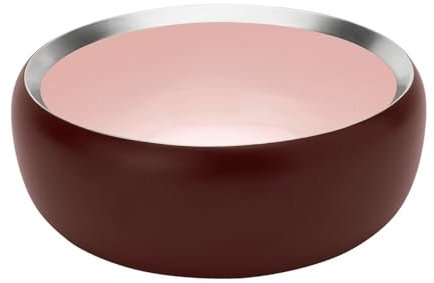 Stelton - Schale - Ora - Edelstahl - Warm Maroon - Powder - Ø 15 cm