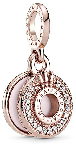 PANDORA ROSE Charm Anhänger Funkelnde Pavékrone O rosévergoldet 789055C01