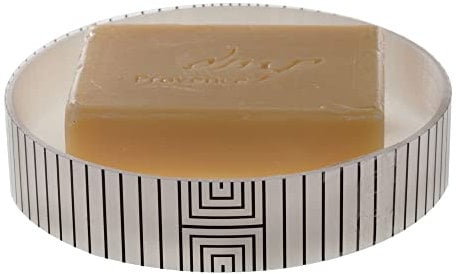 Spirella Porte Savon Savon Polyrésine Graphic Noir & Blanc