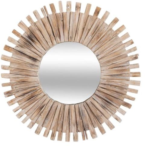 Atmosphera - Spiegel Manon - Treibholz D. 88 cm - Beige