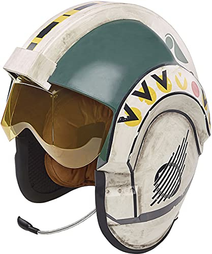 Star Wars Durch den elektronischen The Black Series Wedge Antilles Battle Rollenspiel-Helm inspirierte Premium-Version