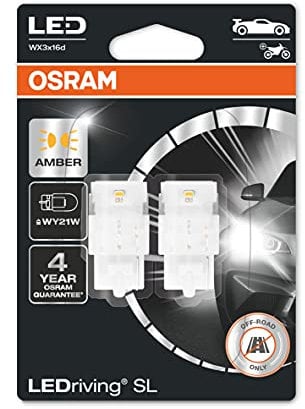 OSRAM LEDriving® SL, ≜ WY21W, Amber, LED signal lamps, Off-road only, non ECE, Double Blister