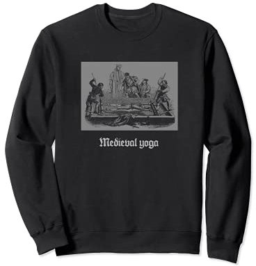 Satanic Medieval Yoga Goth Black Metal Satan Grunge Sweatshirt