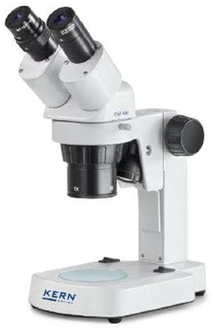 KERN Stereomikroskop Binokular, Greenough, 2/4x, WF10x20, 0,21W LED