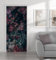 MyMaxxi - Tür bekleben mit Türtapete Türposter Türfolie Selbstklebend 90x200 Rosen dunkel - Tür verschönern Türaufkleber Türklebefolie Blumen blühen grün