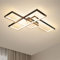 GBLY Deckenlampe LED Deckenleuchte Wohnzimmer - 67cm Wohnzimmerlampe Schwarz Schlafzimmerlampe Modern 35W Schlafzimmer Deckenbeleuchtung Warmweiß Küchenlampe Groß Flurlampe für Küche Flur Esszimmer