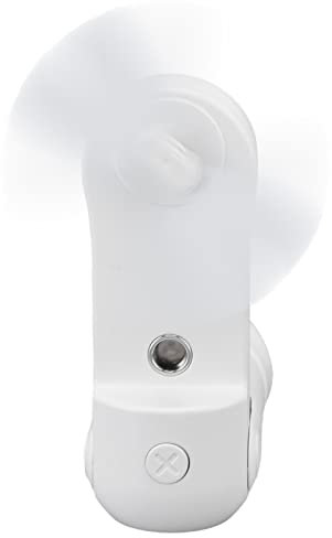 Shanrya Mini Ventilateur Portable Ventilateur à Piles Brumisateur Rechargeable Mini Ventilateur à Main 3 Vitesses Bouteille D'eau Pour Les Voyages Ours Blanc