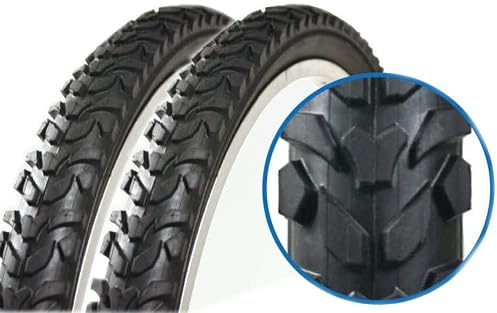 PAIR OF 26 x 1.95 MOUNTAIN MTB ATB BIKE CYCLE TYRE 26 INCH BICYCLE ROAD TYRES