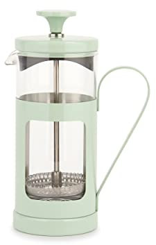 LA CAFETIERE Monaco Kaffeebereiter aus Glas/Edelstahl, für 3 Tassen, Minzgrün, Mint