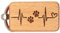 dekolaser24 - Schlüsselanhänger Hund Katze Pfote Ekg Herz Lustige Sprüche Hunde Haustier Geburtstagswünsche Geschenkidee Für Männer Frauen Geschenk zum Geburtstag oder Weihnachten
