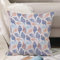 Haushaltsprodukte Polyester Kissenbezug,Ocean Marine Life thematische abstrakte Muscheln Jako,Dekorative Kissenhülle mit Strapazierfähigem Verstecktem Reißverschluss für Sofa Schlafzimmer Auto 45X45cm