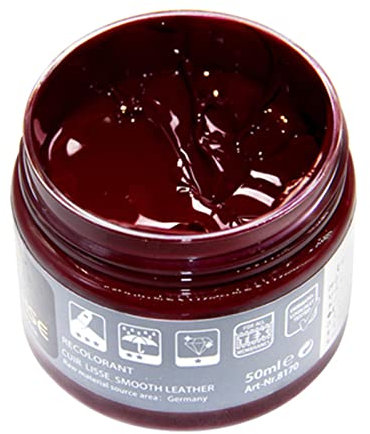 Pâte de restauration de couleur de cuir pour réparation de cuir pour canapés, sacs Rouge