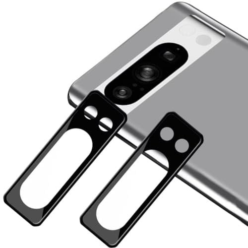 GoodcAcy [2-pack Camera Lens Protector for Google Pixel 8 Pro,Tempered Glass Camera lens Screen Protector Camera Cover Case Friendly 9H Hardness,Ultra HD,Anti-Scratch,Black