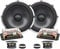 UNbit Element Tweeter 6.5 Inch 3-Way Car Sound System Tweeter Midrange Bass Full Frequency Component Car Speakers Audio Set Subwoofer for Car Auto Loudspeaker