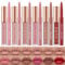 6 Matte Lipstick with 6 Lipliners Durable Lip Gloss Long-Lasting,Waterproof High Pigmented Velvet Lipgloss Kit Beauty Cosmetics Makeup Gift for Girls Lipstick Set(12PCS) (#B)