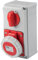 Prise fermée verticale avec sectionneur interrupteur, avec fond, 380 V, 5 pôles 3P+N+T, 32 A, IP67 - Rosi 19.3432R6