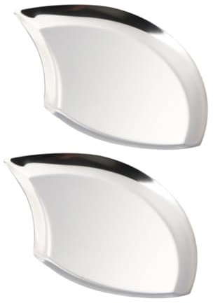 Alipis 2 Piezas bandeja cuchara cucharas soperas cubertero para cajon bandejas postre fuente metalica para servir cucharas sopa placa almacenamiento Plato merienda alimento