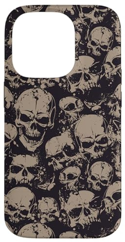 Emo Grunge Aesthetic Gothic Skull Goth Halloween Case for iPhone 14 Pro