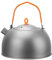 Outdoor-Lagerfeuer-Camp-Kessel Titan-Wasserkocher, Teekanne, Outdoor-Camping-Kaffeekanne, tragbare Camping-Wasserflasche, ideal for Bushcraft und den Einsatz am Lagerfeuer im Freien für Camping-Rucksa