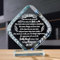 Meaningful Crystal Gifts for Brother From Brothers Sisters, Glass Keepsakes for Him Birthday Christmas, I Love You Best Bother Presents on Thanksgiving Day Home Ornament