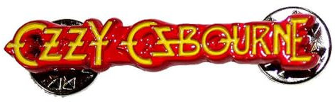 Ozzy Osbourne Logo Pin Badge One Size