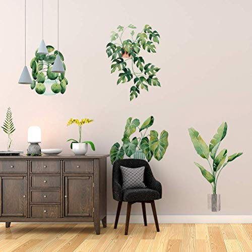 Bananenblatt Muster Wandaufkleber Kostenlose Collage Home Wandtattoo Kinderzimmer Hintergrund Wanddekor