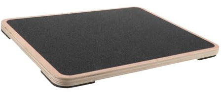 TOKIDNY Balance Board Für Erwachsene Stabilitätstraining Yoga Und Fitness Gleichgewichtsgerät Für Koordination Und Rumpfstabilität Schwarz Quadratisch